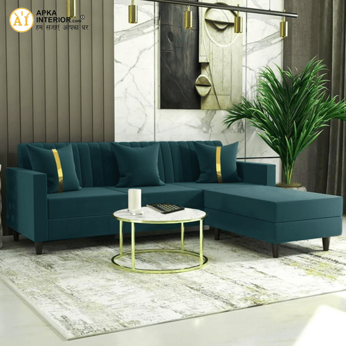 Budget-Friendly L-Shaped Sofa Set