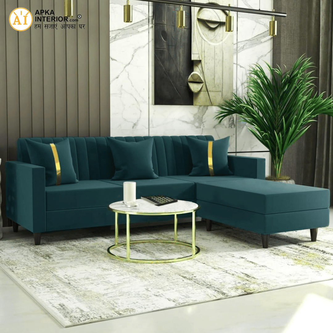 Budget-Friendly L-Shaped Sofa Set