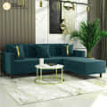Budget-Friendly L-Shaped Sofa Set - photo