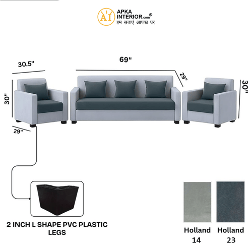 Affordable 5 Seater Velvet Sofa Set