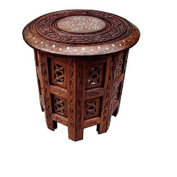 N&C Nice Collection Wooden Advance Table for Home,Living Room,Bed Room - front_view