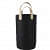 OON Storage Basket/Bin/Box/Organiser Multipurpose Cylindrical with Handle Black Felt - front_view