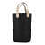 OON Storage Basket/Bin/Box/Organiser Multipurpose Cylindrical with Handle Black Felt - photo