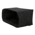 Home Utility Multi Compartment Black Felt - top_view