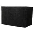 Home Utility Multi Compartment Black Felt - left_view