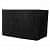 Home Utility Multi Compartment Black Felt - left_view