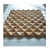 Teak Wood Natural Stone Wall Tile - rear_view