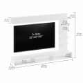 Eplus Engineered Wood Wall Mount TV Unit (Ideal for 50-55 Inch) (D.I.Y) (White) - rear_view