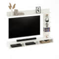 Eplus Engineered Wood Wall Mount TV Unit (Ideal for 50-55 Inch) (D.I.Y) (White) - left_view