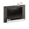 Laminor Wall Mounted TV Unit with Decor & Media Storage (Wenge & White) - top_view