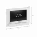 Laminor Wall Mounted TV Unit with Decor & Media Storage (Wenge & White) - rear_view