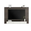 Laminor Wall Mounted TV Unit with Decor & Media Storage (Wenge & White) - right_view