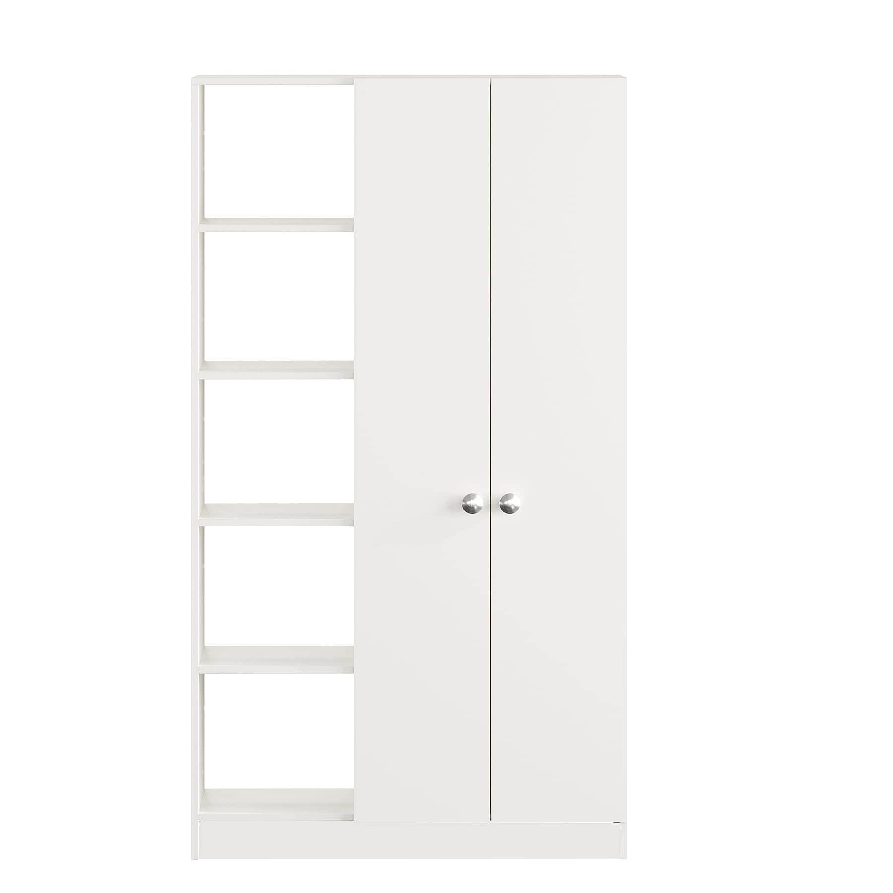 Elora Wardrobe for Kids Clothes/Toys/Books (White) - right_view