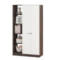 Elora Wardrobe for Kids (Wenge & White) - left_view