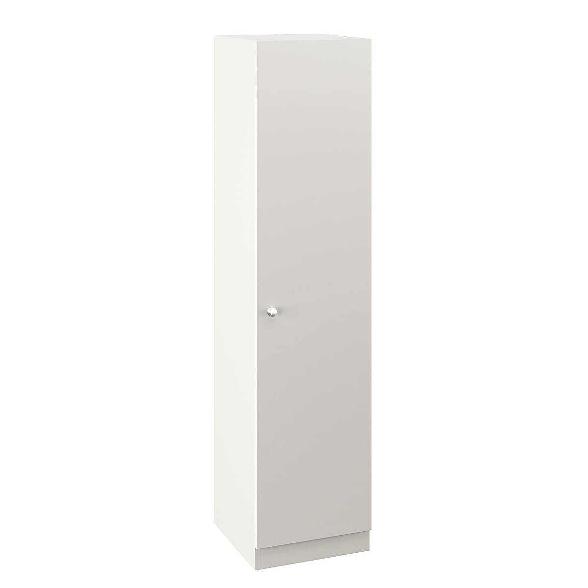 Fanciable Engineered Wood 1 Door Wardrobe Almirah for Clothes | White