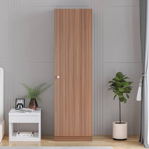 Fanciable Engineering Wood Wardrobe Almirah for Clothes with 1 Door (Exotic Teak)