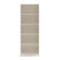 Fanciable Engineering Wood 2 Door Wardrobe Almirah for Clothes (White) - right_view