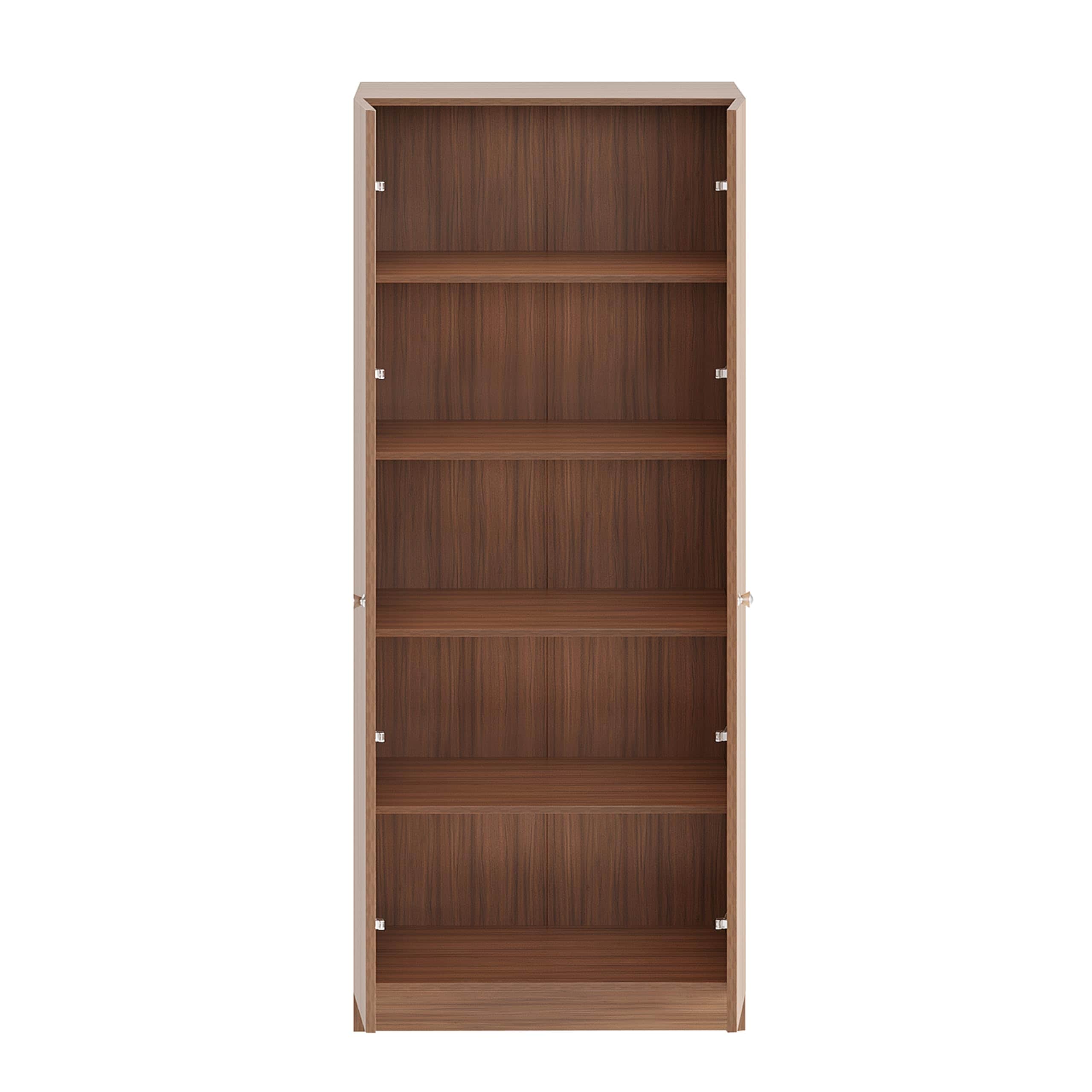 Fanciable Engineering Wood 2 Door Wardrobe Almirah for Clothes (Exotic Teak) - right_view