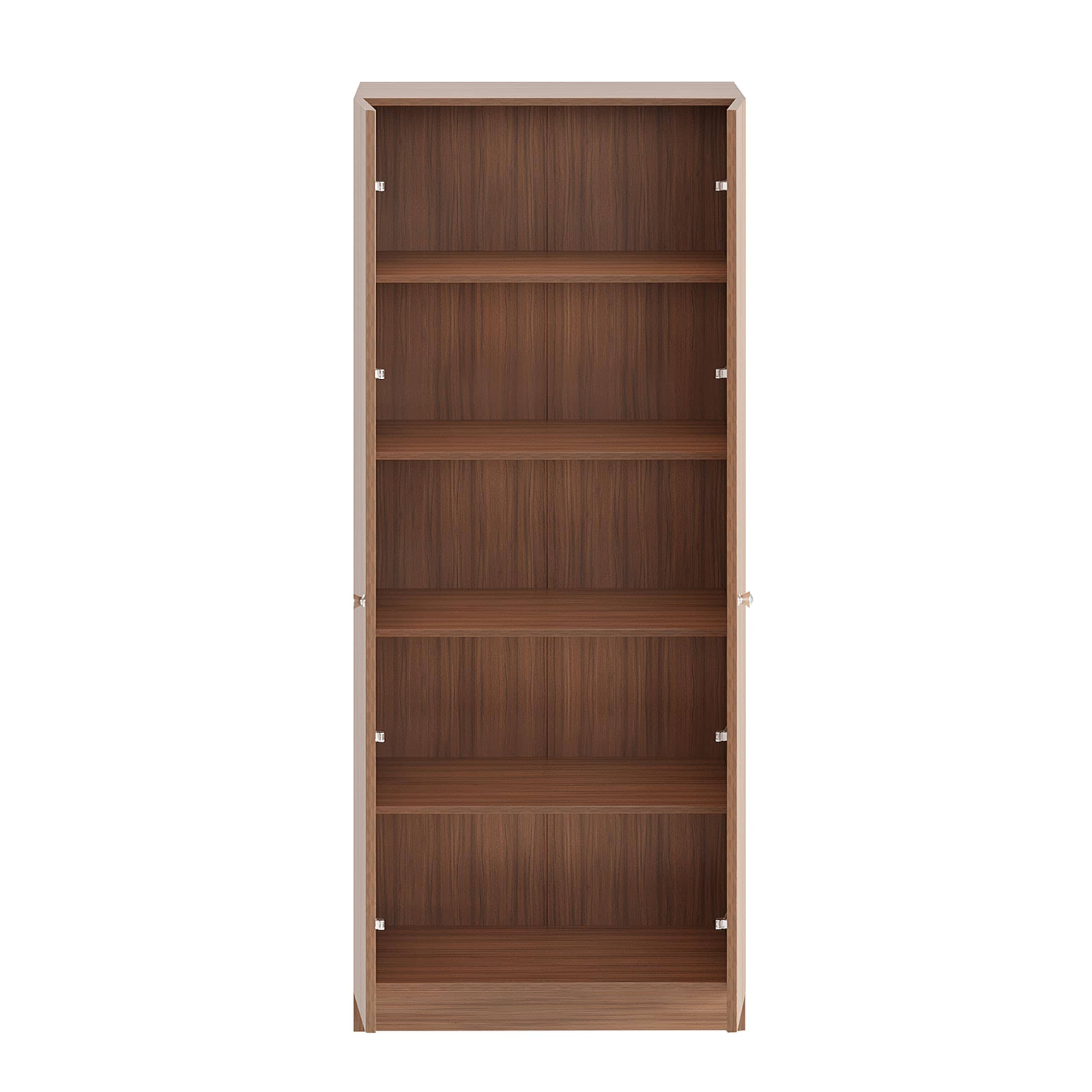 Fanciable Engineering Wood 2 Door Wardrobe Almirah for Clothes (Exotic Teak)