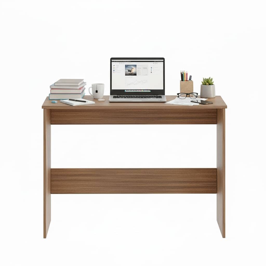 Boris Engineered Wood Study Table (103x40x73cm ) Large (Exotic Teak)
