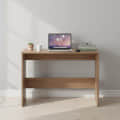 Boris Modern Engineered Wood Study Table (Exotic Teak) - photo