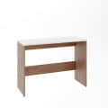 Boris Modern Engineered Wood Study Table (Exotic Teak & White) - left_view