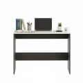 Boris Modern Engineered Wood Study Table | Wenge & White - front_view