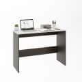 Boris Modern Engineered Wood Study Table | Wenge & White - top_view