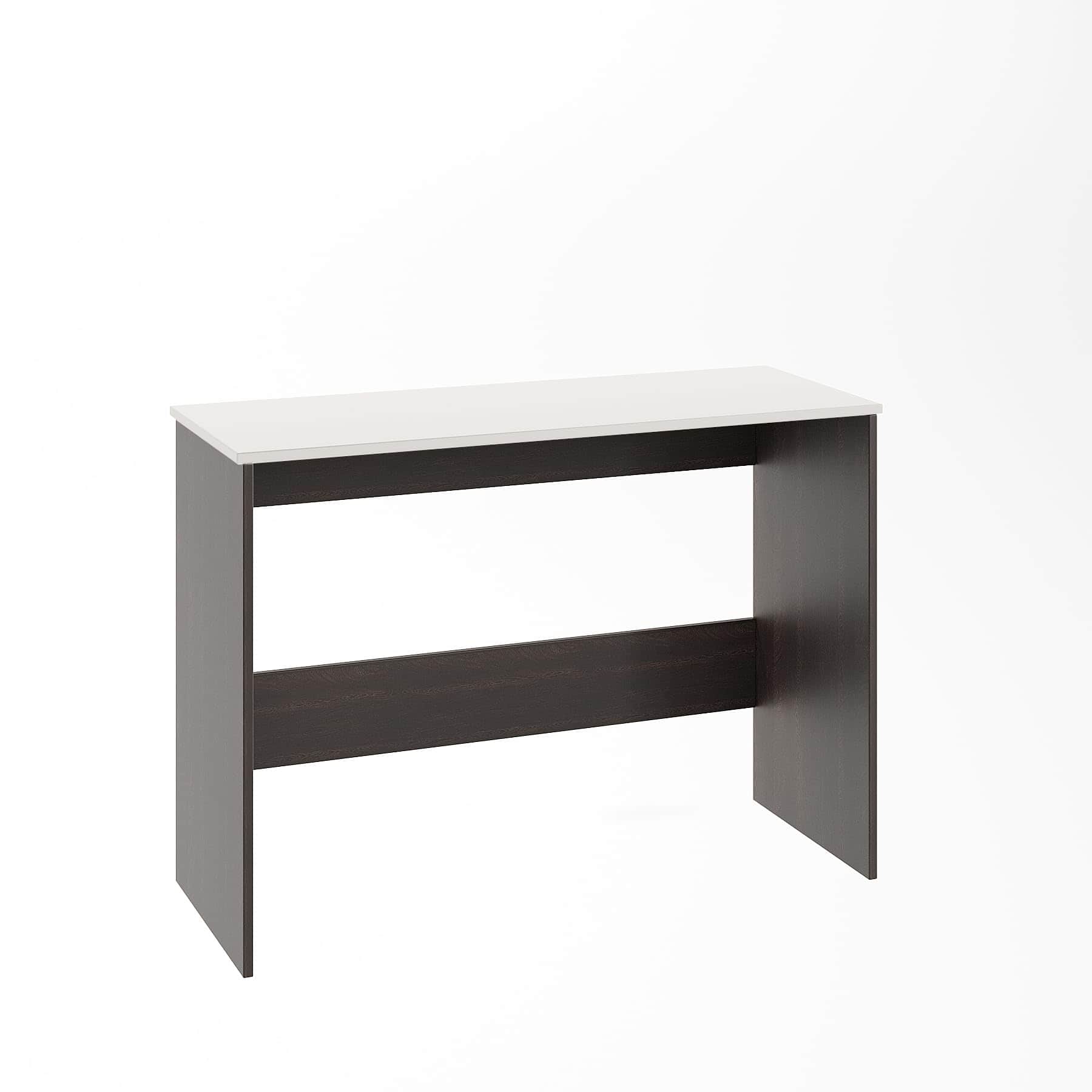 Boris Modern Engineered Wood Study Table | Wenge & White - left_view