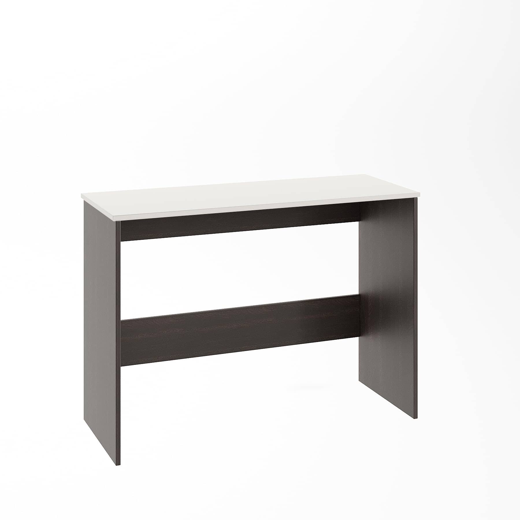 Boris Modern Engineered Wood Study Table | Wenge & White