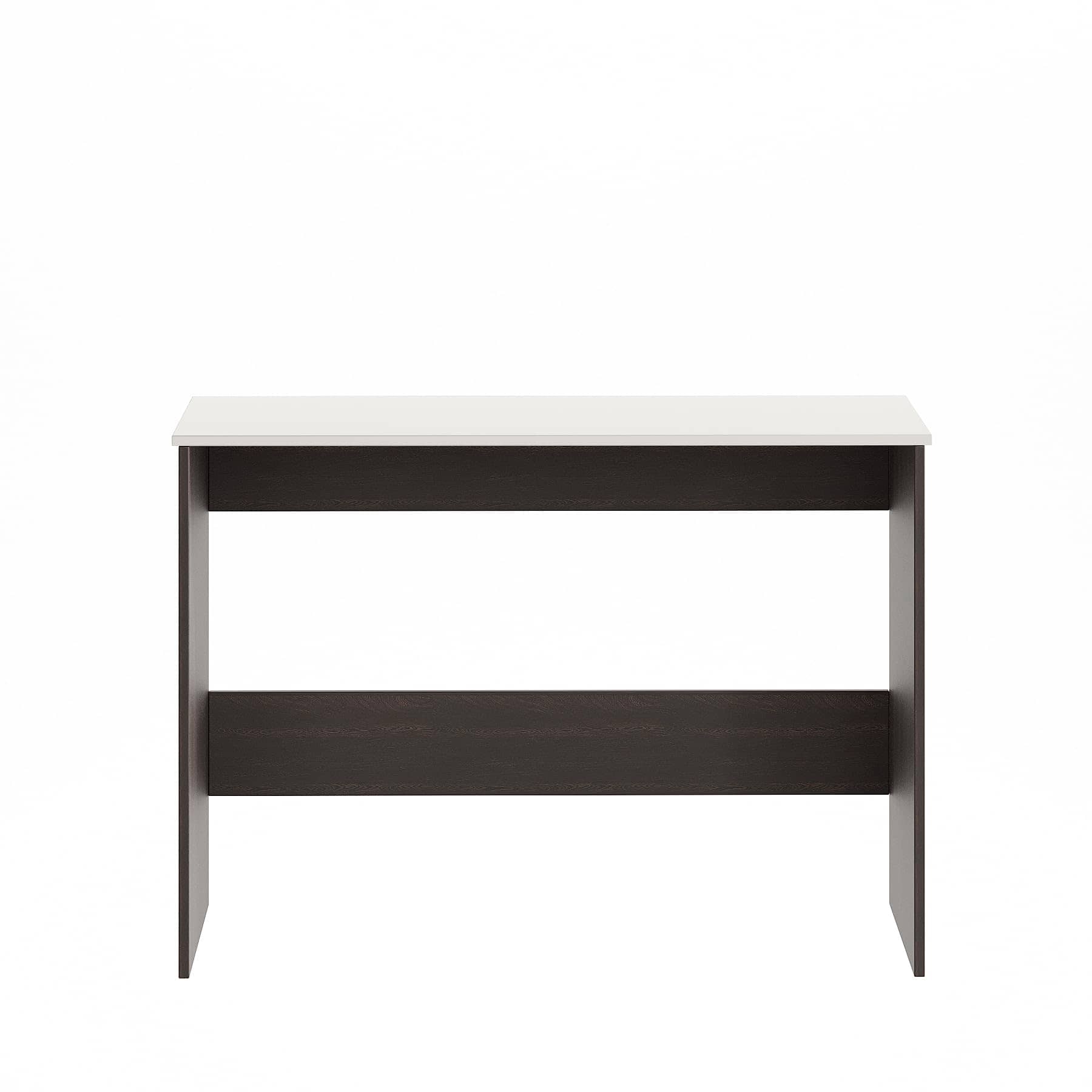 Boris Modern Engineered Wood Study Table | Wenge & White