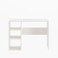 Carren Engineered Wood Study Table with 3 Storage Shelves | White Finish - right_view