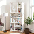 Arvin Book Shelf Cabinet and Bookcase Display Unit (White) - photo