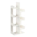 Barret Modern Engineered Wood Bookshelf | 6-Tier Zigzag Book Rack & Display Shelf for Living Bedroom (Exotic Teak) - right_view