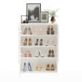 Arbor  Engineered Wood Shoe Rack (White) DIY - top_view