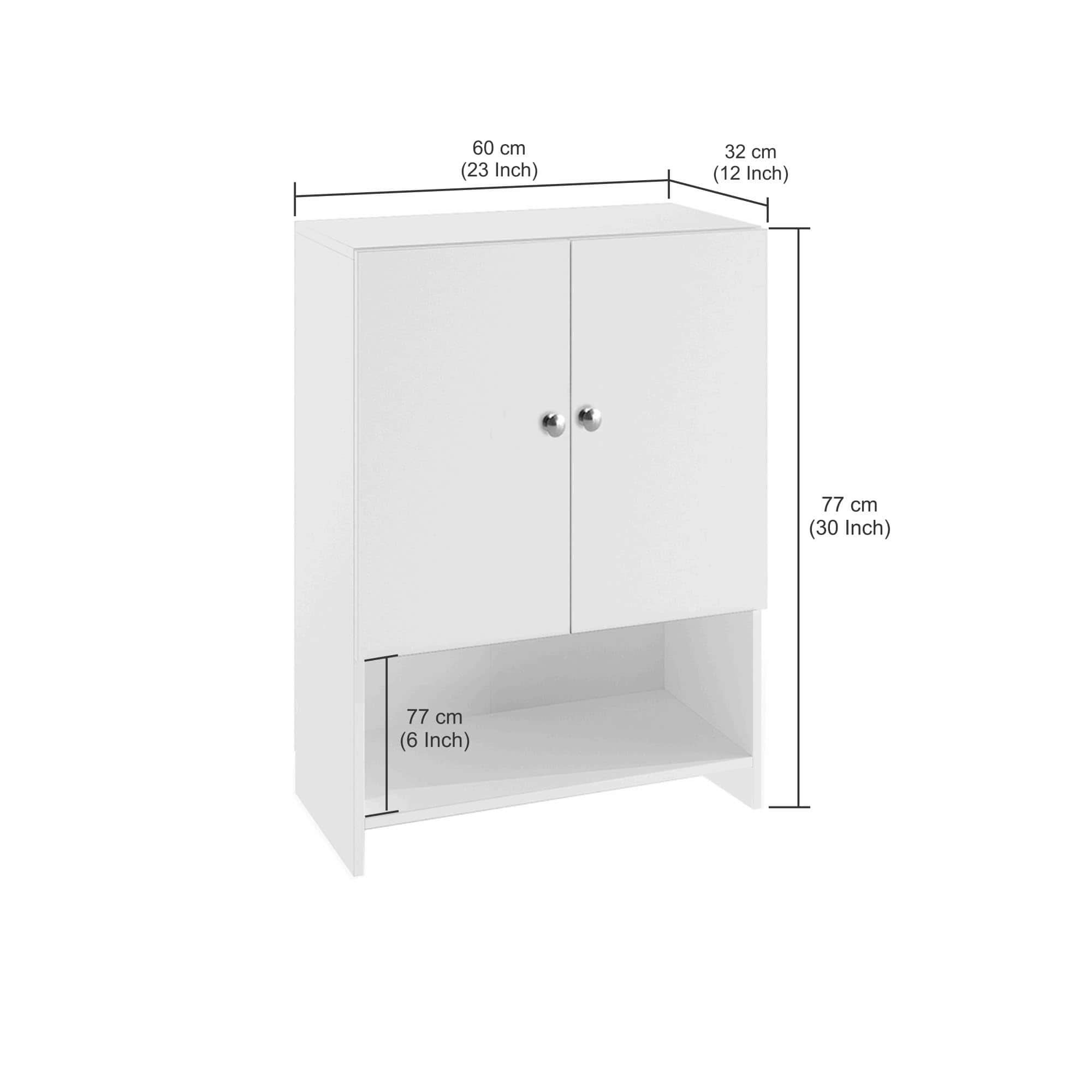 Arbor Wooden Engineered Wood Shoe Rack (Exotic Teak & White) - left_view