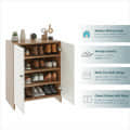 Camron Engineered Wood Shoe Storage Organizer with 4 Shelves (White) - top_view