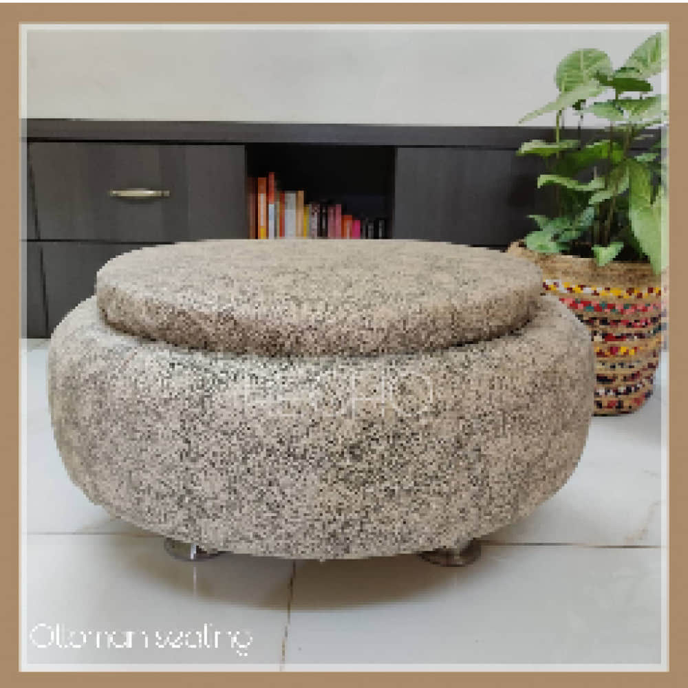 Round Ottoman seating - photo