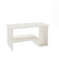 Aster Modern Engineered Wood Center Table with Open Storage Shelves (White) - right_view