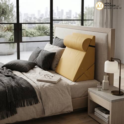 Adjustable Wedge Pillow for Sleeping Foldable Memory Foam Bed Cushion with Removable Cover | Ideal for Leg / Neck Elevation