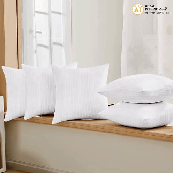 Microfiber Cushion 16 inch x 16 inch Filler, Sofa Cushions Set of 5 - top_view