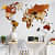 3D Wooden World Map - photo