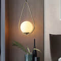 Gold Metal Single Hanging Light - photo