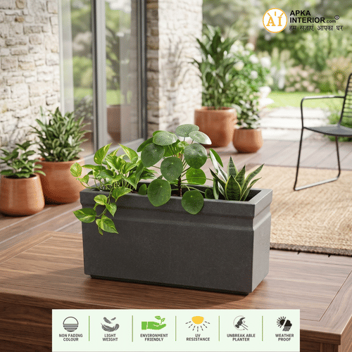 Kwid Window Planter (24x11x11) Inch (Greystone)