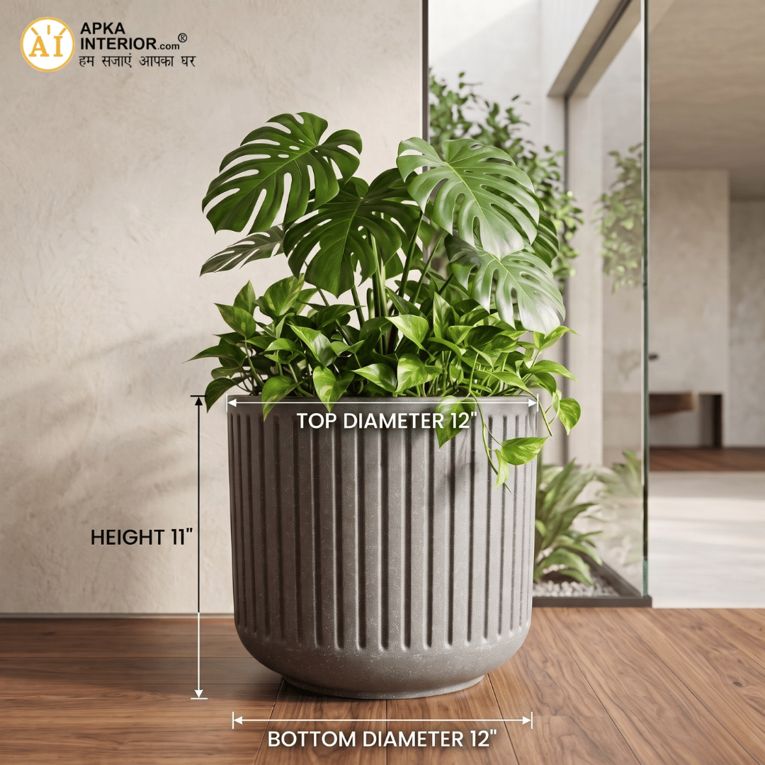 Cosmic Pot Planter (12x12x11) Inch - front_view