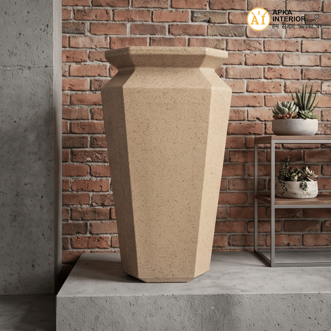 Flora Vase Planter (12x10x24) Inch - top_view