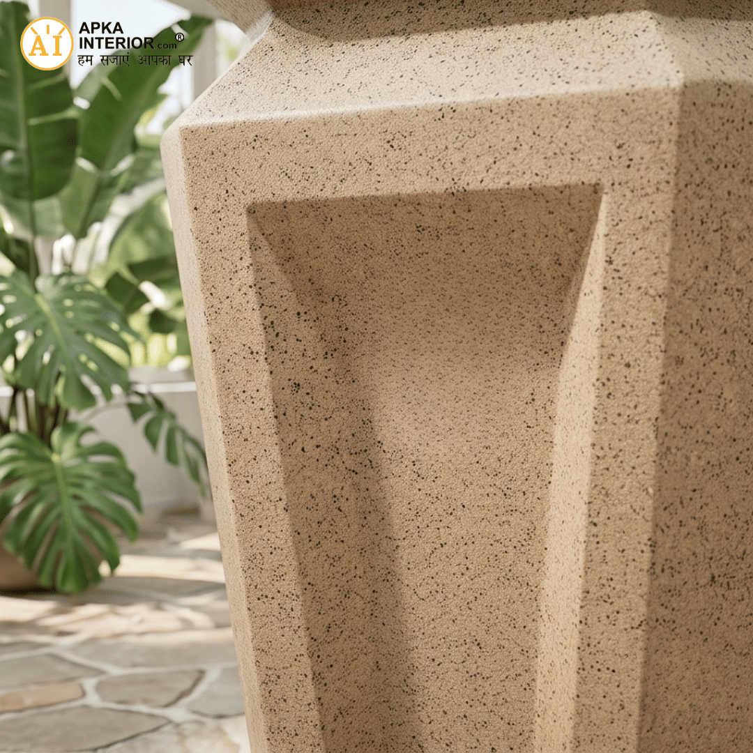 Flora Vase Planter (12x10x24) Inch - rear_view