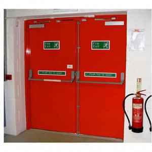 Fire Exit Door Orange  0 x1000 x 2100 mm - photo