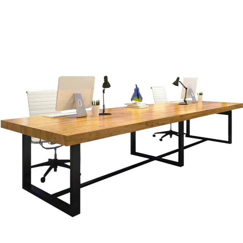 Conference Table for Office Furniture Durable & Modern Design - rear_view