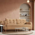 Apkainterior Ease Fabric 3 Seater Sofa (Finish Color - Latte) (71x32x34 Inches) - photo